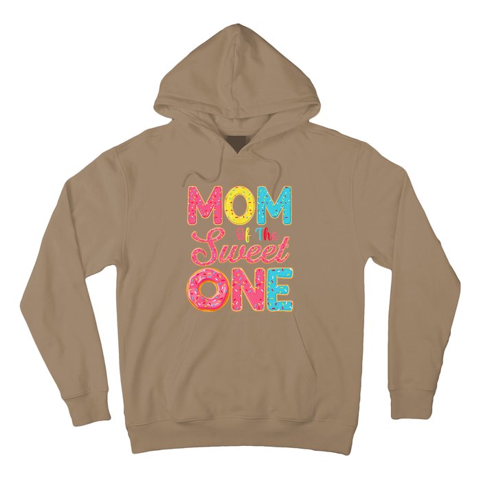 Mom Of The Sweet One 1st Birthday Donut Theme Family Hoodie