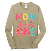 Mom Of The Sweet One 1st Birthday Donut Theme Family Tall Long Sleeve T-Shirt