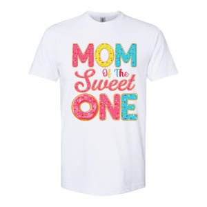 Mom Of The Sweet One 1st Birthday Donut Theme Family Softstyle CVC T-Shirt