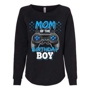 Mom Of The Birthday Boy Matching Video Gamer Birthday Party Womens California Wash Sweatshirt