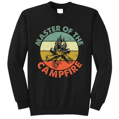 Master Of The Campfire Dad Camping Sweatshirt