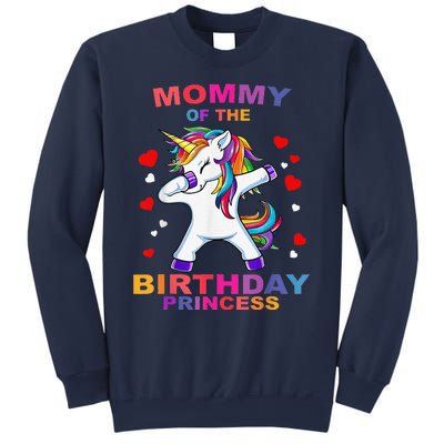 Mommy Of The Birthday Princess Unicorn Outfit Sweatshirt