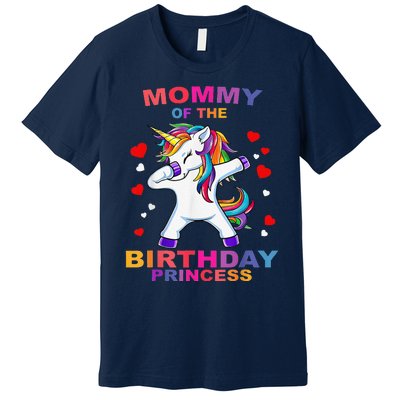 Mommy Of The Birthday Princess Unicorn Outfit Premium T-Shirt