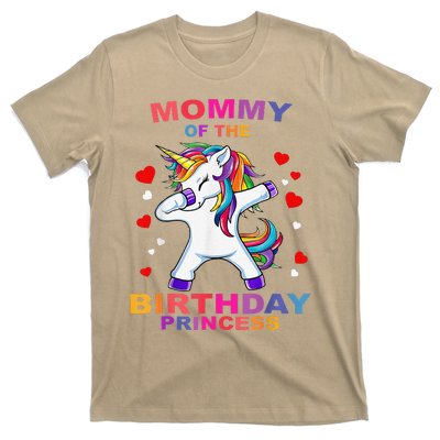 Mommy Of The Birthday Princess Unicorn Outfit T-Shirt