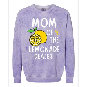 Mom Of The Lemonade Dealer Funny Lemon Sell Lemonade Colorblast Crewneck Sweatshirt