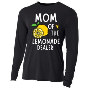 Mom Of The Lemonade Dealer Funny Lemon Sell Lemonade Cooling Performance Long Sleeve Crew