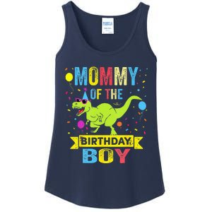 Mommy Of The Birthday TRex RAWR Dinosaur Birthday Ladies Essential Tank