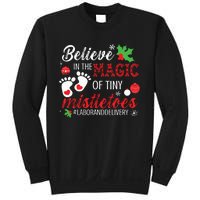 Magic Of Tiny Mistletoes Labor And Delivery Christmas Sweatshirt