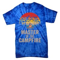 Master Of The Campfire Vintage Funny Camping Outdoor Funny Gift Tie-Dye T-Shirt