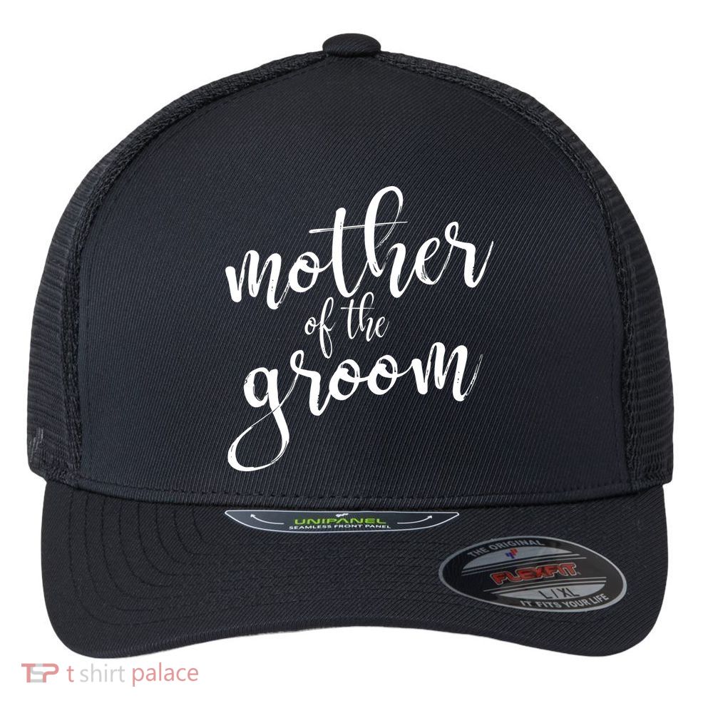 Mother Of The Groom Matching Bridal Shower Flexfit Unipanel Trucker Cap