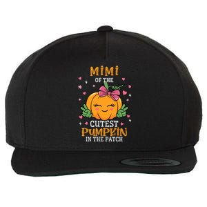 Mimi Of The Cutest Pumpkin In The Patch Halloween Gift Wool Snapback Cap