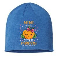 Mimi Of The Cutest Pumpkin In The Patch Halloween Gift Sustainable Beanie