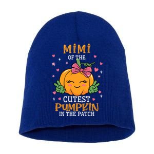 Mimi Of The Cutest Pumpkin In The Patch Halloween Gift Short Acrylic Beanie