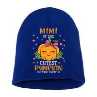 Mimi Of The Cutest Pumpkin In The Patch Halloween Gift Short Acrylic Beanie