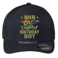 Mom Of The Birthday Boy Army Party Birthday Family Flexfit Unipanel Trucker Cap