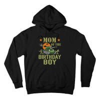 Mom Of The Birthday Boy Army Party Birthday Family Tall Hoodie