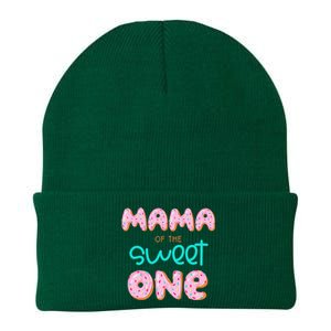 Mama of The Sweet One First Birthday Matching Family Donut Knit Cap Winter Beanie