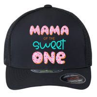 Mama of The Sweet One First Birthday Matching Family Donut Flexfit Unipanel Trucker Cap