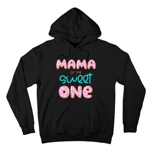 Mama of The Sweet One First Birthday Matching Family Donut Hoodie