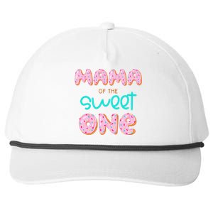 Mama of The Sweet One First Birthday Matching Family Donut Snapback Five-Panel Rope Hat