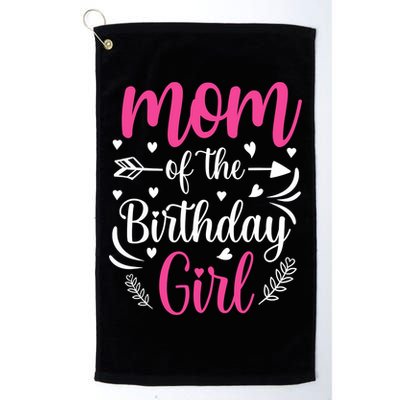 Mom Of The Birthday Girl Funny Mama Bday Party Golf Towel