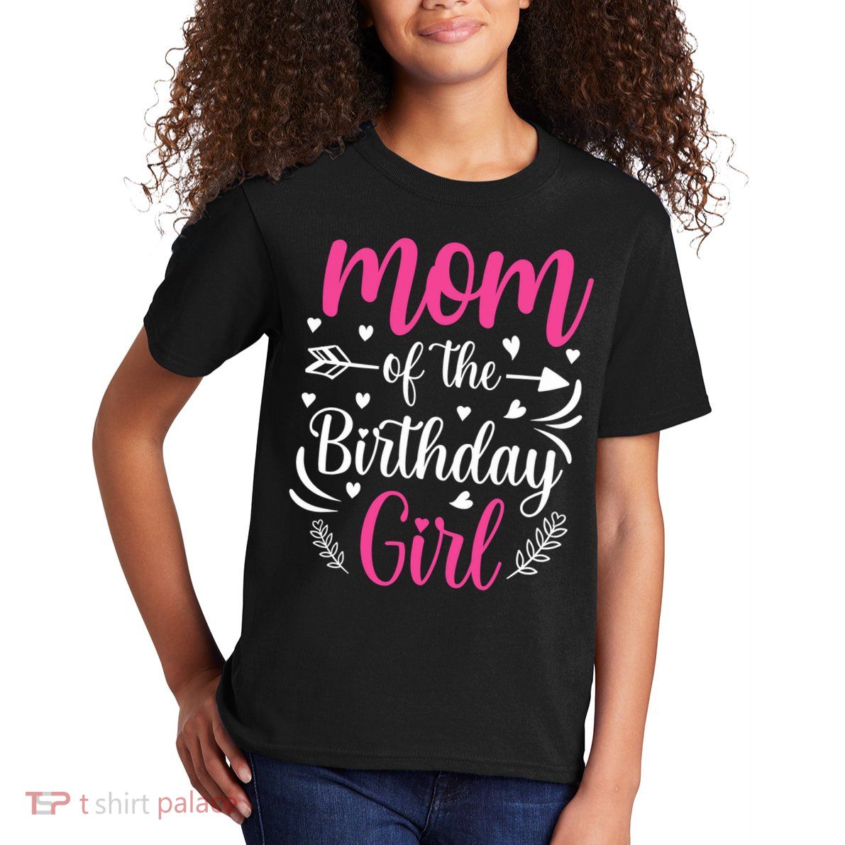 Mom Of The Birthday Girl Funny Mama Bday Party Kids T-Shirt