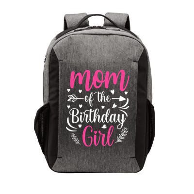 Mom Of The Birthday Girl Funny Mama Bday Party Vector Backpack