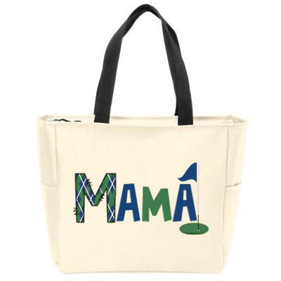 Mama Of The Birthday Boy Hole In One Golf Sport Matching Zip Tote Bag