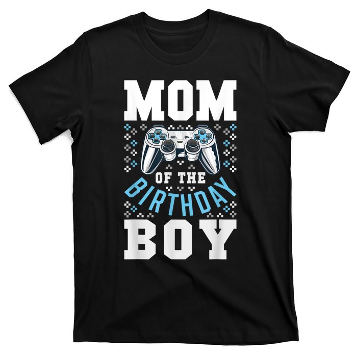 Mom Of The Birthday Boy Matching Video Gamer Birthday Party T-Shirt