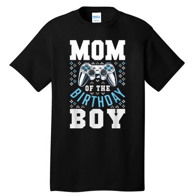 Mom Of The Birthday Boy Matching Video Gamer Birthday Party Tall T-Shirt