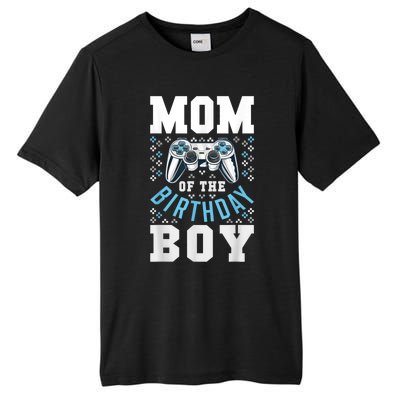 Mom Of The Birthday Boy Matching Video Gamer Birthday Party Tall Fusion ChromaSoft Performance T-Shirt