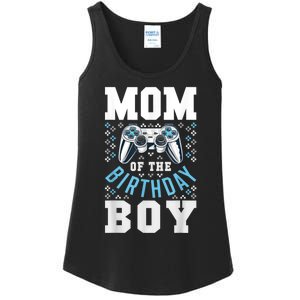 Mom Of The Birthday Boy Matching Video Gamer Birthday Party Ladies Essential Tank