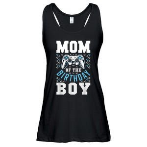 Mom Of The Birthday Boy Matching Video Gamer Birthday Party Ladies Essential Flowy Tank