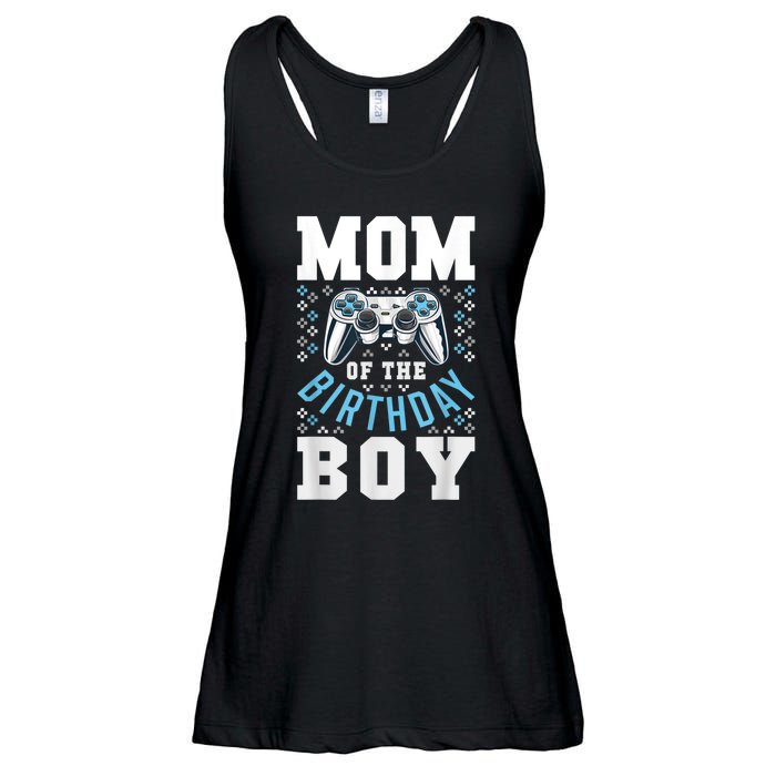 Mom Of The Birthday Boy Matching Video Gamer Birthday Party Ladies Essential Flowy Tank