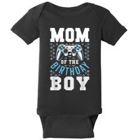 Mom Of The Birthday Boy Matching Video Gamer Birthday Party Baby Bodysuit