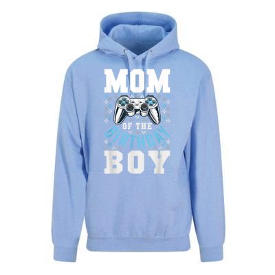 Mom Of The Birthday Boy Matching Video Gamer Birthday Party Unisex Surf Hoodie