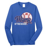 Mama Of The Rookie Baseball 1st Birthday Baseball Theme Gift Long Sleeve Shirt