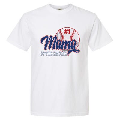 Mama Of The Rookie Baseball 1st Birthday Baseball Theme Gift Garment-Dyed Heavyweight T-Shirt