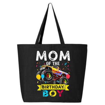 Mom Of The Birthday Boy Monster Truck Birthday Novelty Gift 25L Jumbo Tote