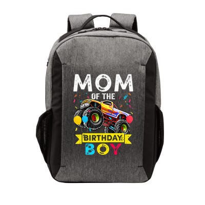 Mom Of The Birthday Boy Monster Truck Birthday Novelty Gift Vector Backpack