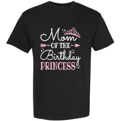 Mom Of The Birthday Princess Matching Family Mother's Day Garment-Dyed Heavyweight T-Shirt