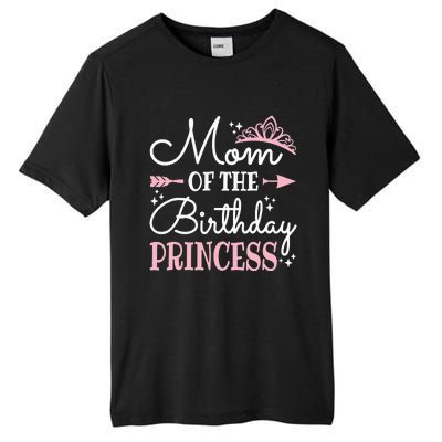 Mom Of The Birthday Princess Matching Family Mother's Day Tall Fusion ChromaSoft Performance T-Shirt