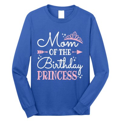 Mom Of The Birthday Princess Matching Family Mother's Day Long Sleeve Shirt