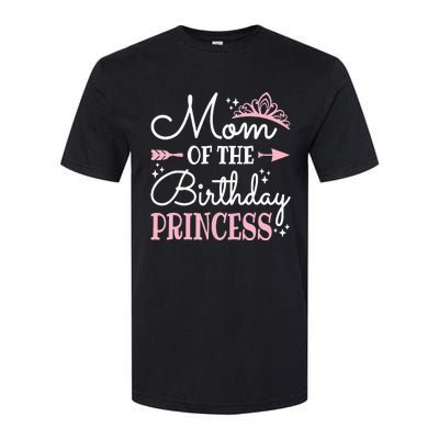 Mom Of The Birthday Princess Matching Family Mother's Day Softstyle CVC T-Shirt