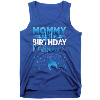 Mommy Of The Birthday Mermaid Birthday Party Tank Top