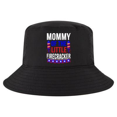 Mommy Of The Little Firecracker 4th Of July Birthday Funny Great Gift Cool Comfort Performance Bucket Hat