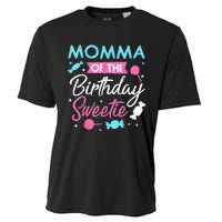 Momma Of The Birthday Sweetie Candy Bday Party Mother Cooling Performance Crew T-Shirt