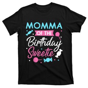 Momma Of The Birthday Sweetie Candy Bday Party Mother T-Shirt