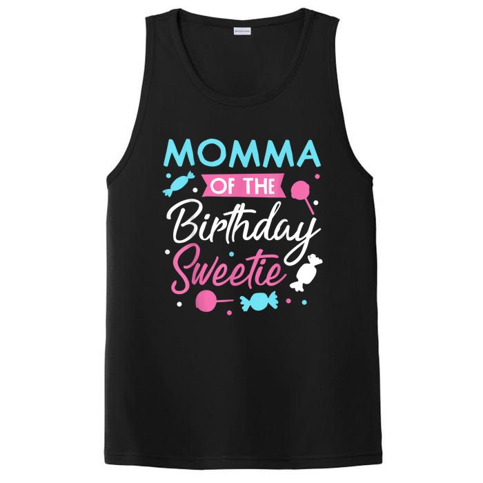 Momma Of The Birthday Sweetie Candy Bday Party Mother PosiCharge Competitor Tank