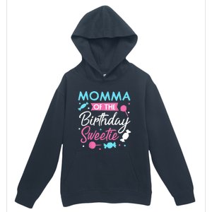 Momma Of The Birthday Sweetie Candy Bday Party Mother Urban Pullover Hoodie